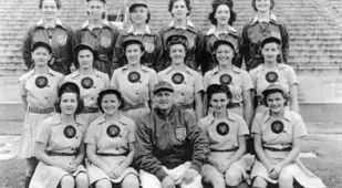 national girls baseball peaches