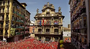Chupinazo Opening Ceremony Of San Fermin Festival
