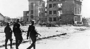 Ruins Of Stalingrad During WWII