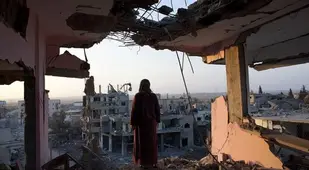 Occupied Palestine Shujayea Wreckage