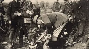 Wounded German