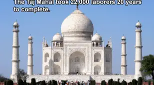 Taj Mahal Construction