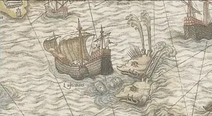 Drawing Of Mythical Whales