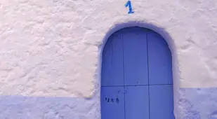 Chefchaouen Blue Door 