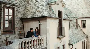 Balcony At Oheka Castle