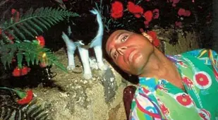 Freddie Mercury And His Cat
