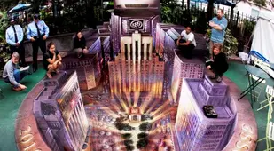 3d Chalk Art