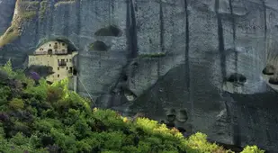 Cliff Monastery Greece