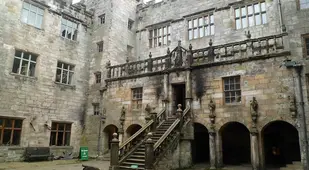 Chillingham Castle Courtyard