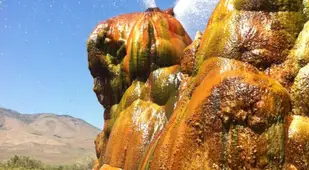 Fly Geyser Up Close