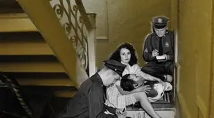 Vintage Crime Stairs