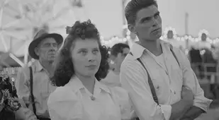 At The Fair Bw