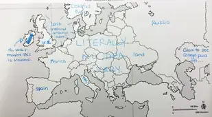 Europe Map No Idea