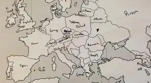 Europe Map Poland