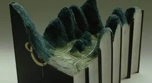 Book Art Landscape