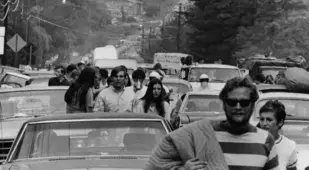 Abandoning Cars On The Way To Woodstock