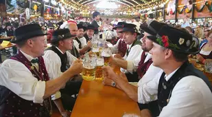Toast at Oktoberfest