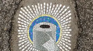 Toilet Paper Street Art