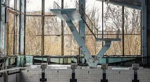 Abandoned Pool In Pripyat