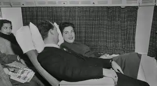 Golden Age Air Travel Reclining