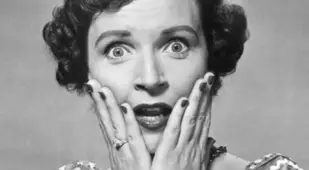 Young Betty White Surprised