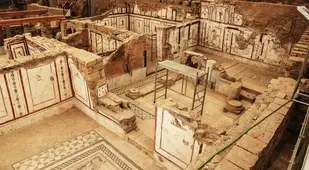 Roman Ruins Ephesus Houses
