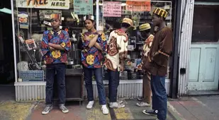 Kids Hanging Out In Harlem