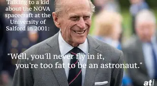 Prince Philip Quotes Astronaut