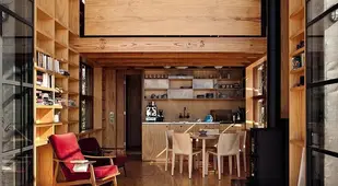 Hut on Sleds Beautiful Interior