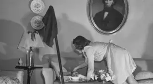 american mother 1941 couch cleaning