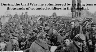 Whitman Volunteer During Civil War