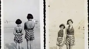 anne frank scrapbook beach