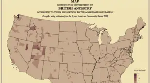 Map America Ancestry British