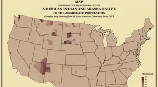 Map America Indian Population