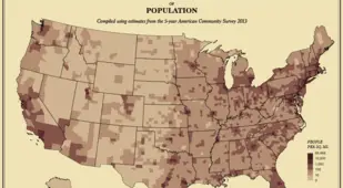 Map America Population Density