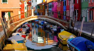 Beautiful Towns Burano Symmetry