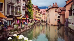 Most Beautiful Towns Annecy Buildings