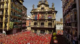 Chupinazo Opening Ceremony Of San Fermin Festival