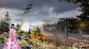 North Korea Gloom Statue
