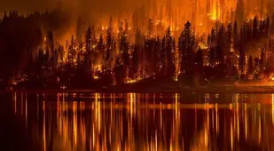 Summer Weather 2015 Northern California Wildfire Bass Lake