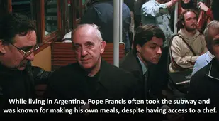 Pope Francis Subway