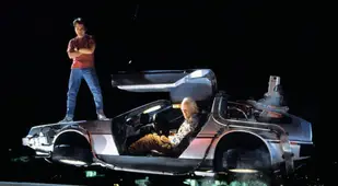 Back To The Future Fiberglass Delorean