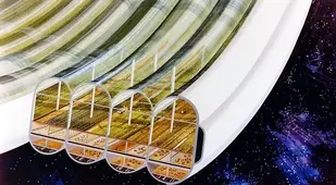 Space Colonies Bernal Sphere Agriculture
