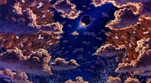 Space Colonies Cylinder Colony Eclipse
