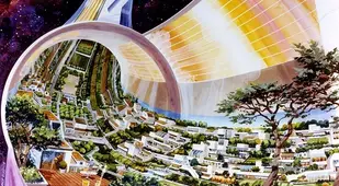Space Colonies Torus Cutaway