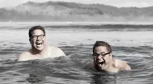 Modern Native Americans Swimming