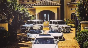 Narco Instagram Mansion Driveway