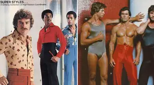 Weird 1970s Menswear Ads High Waisted