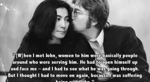 John Lennon Kissing Yoko