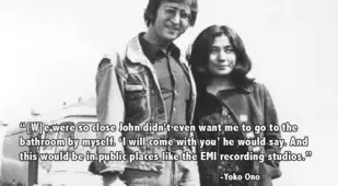 John Lennon Yoko Truck